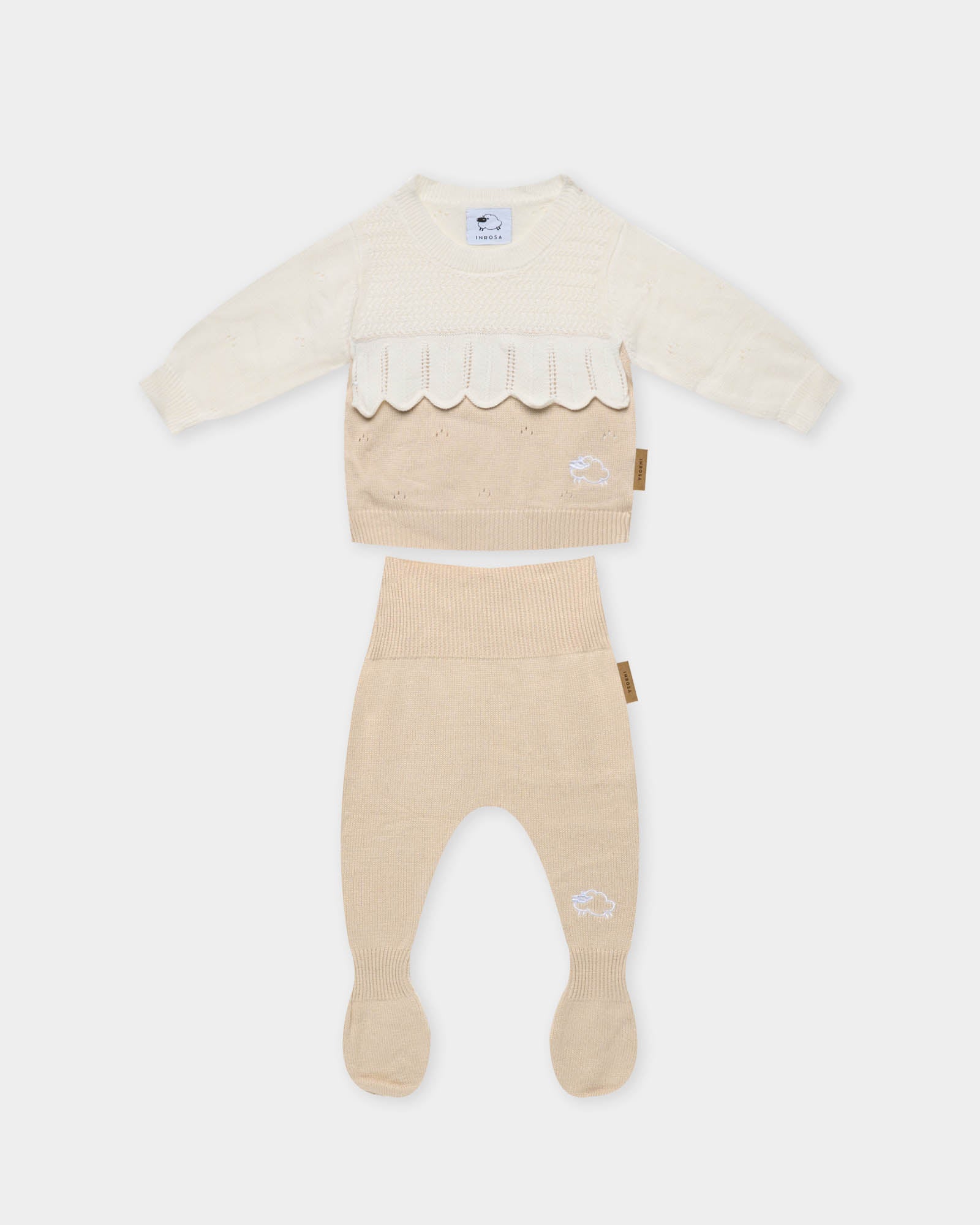 Completino coordinato Bimba - Beige - neonata