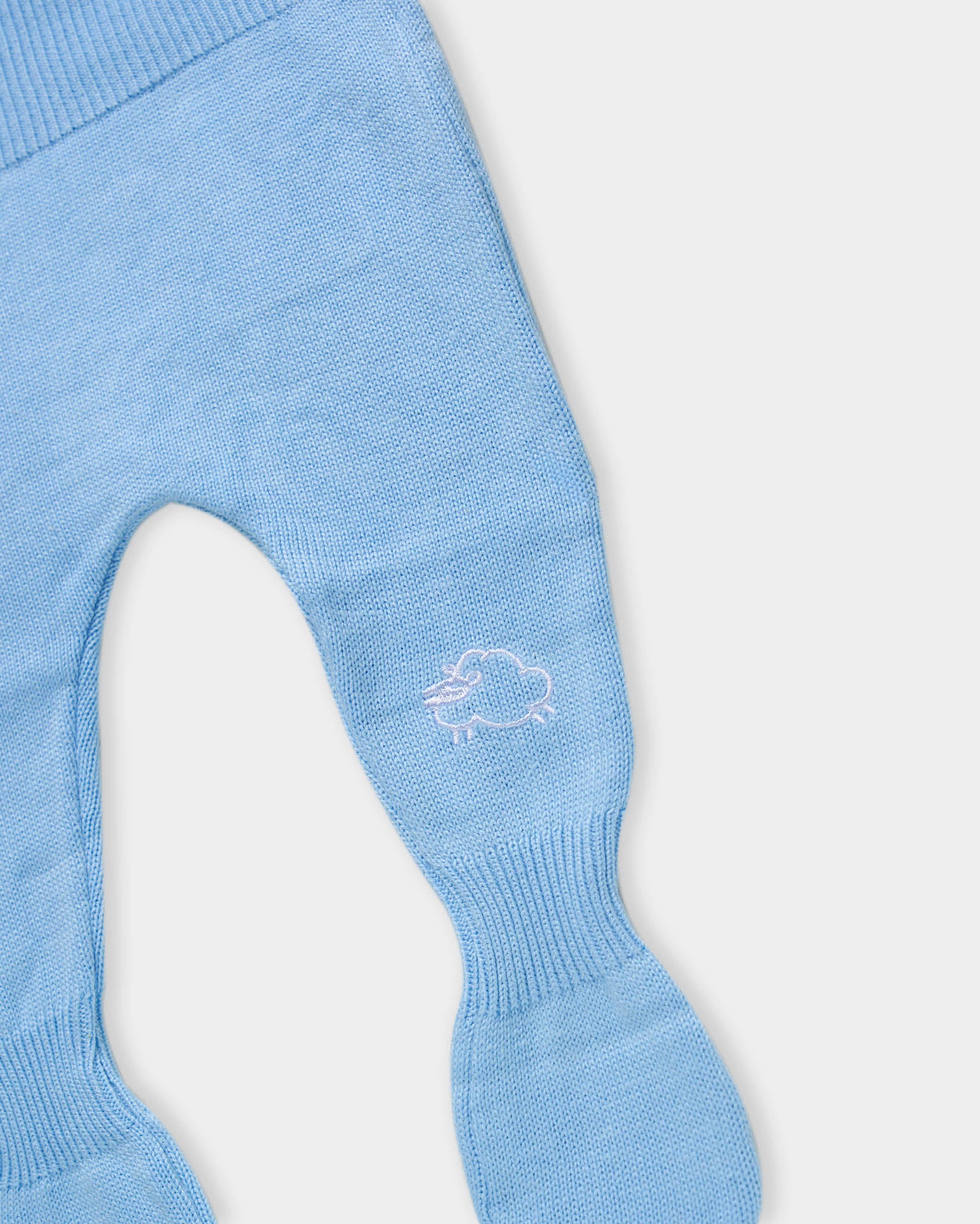 Completino coordinato Treccia - Azzurro - neonato