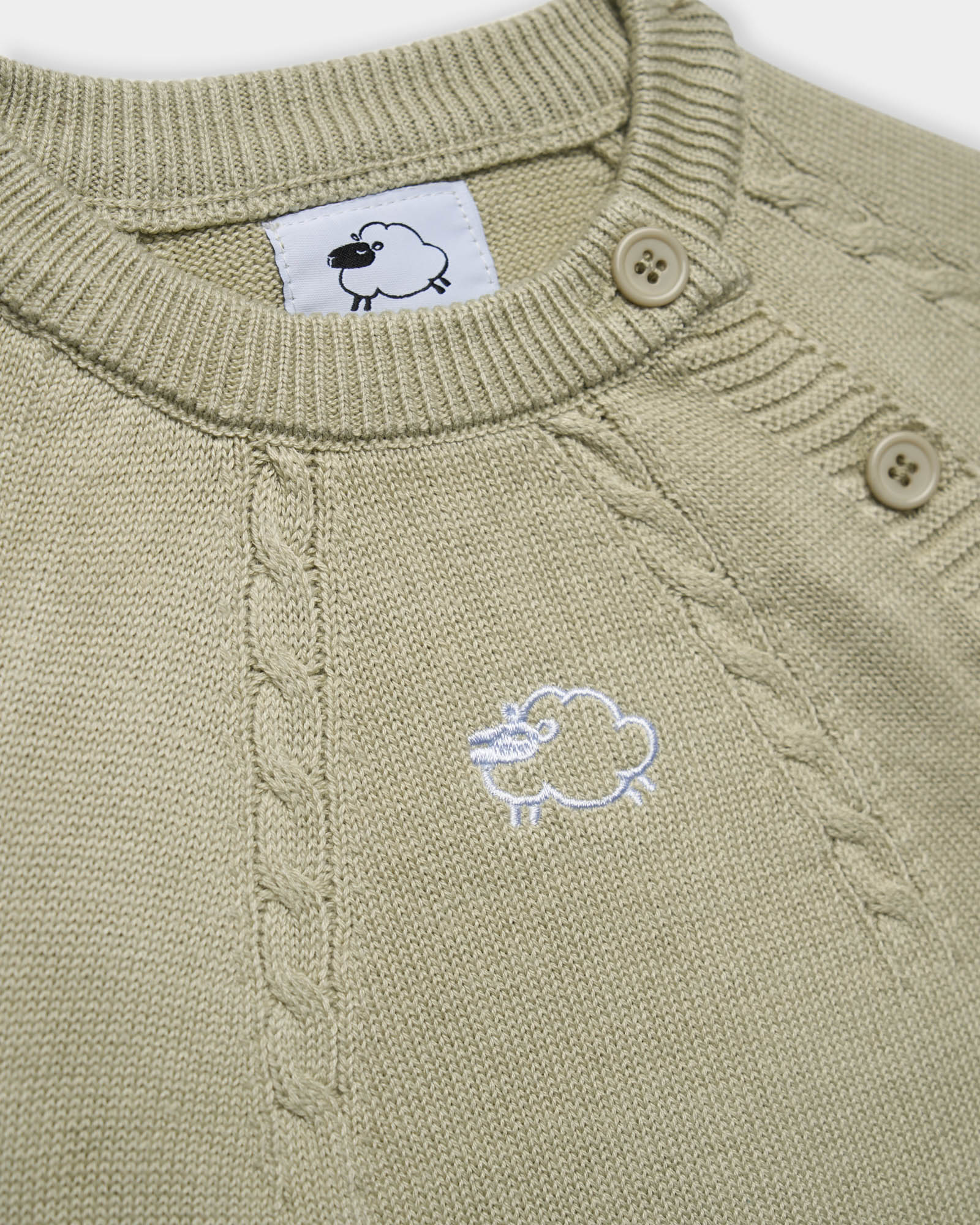 Completino coordinato Treccia - Verde - neonato