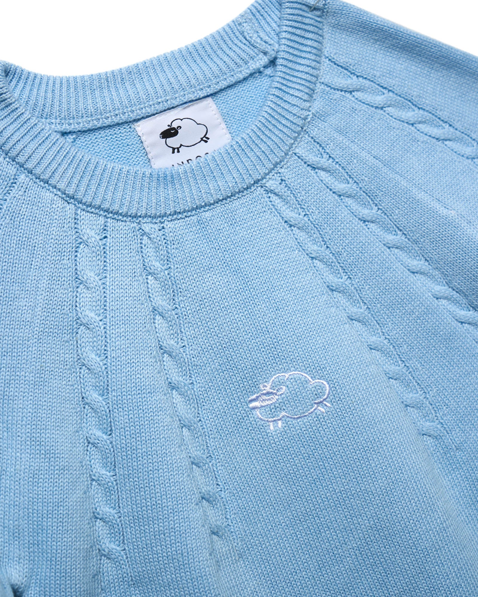 Maglioncino Treccia - Azzurro