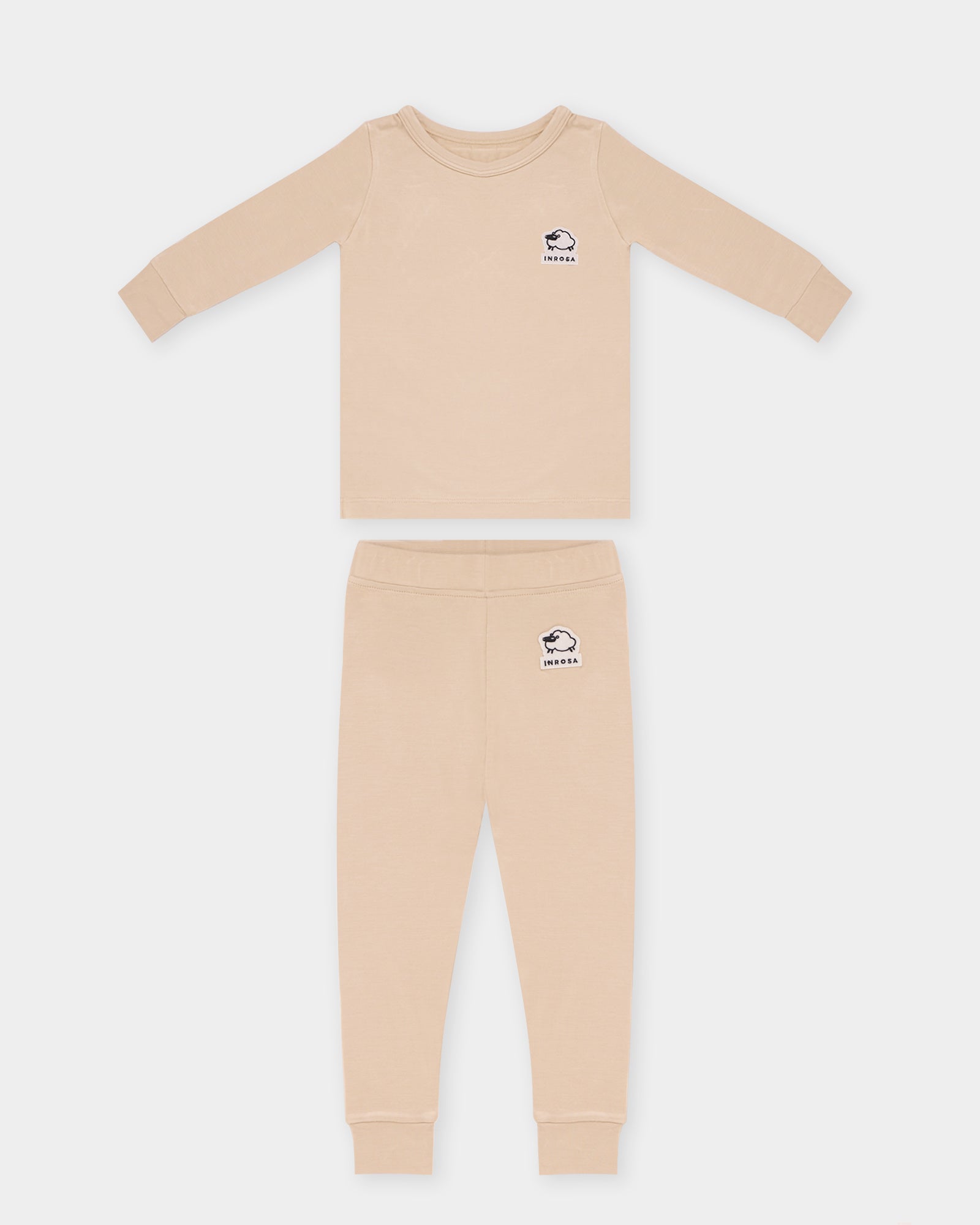 Completino Beige coordinato in bambù