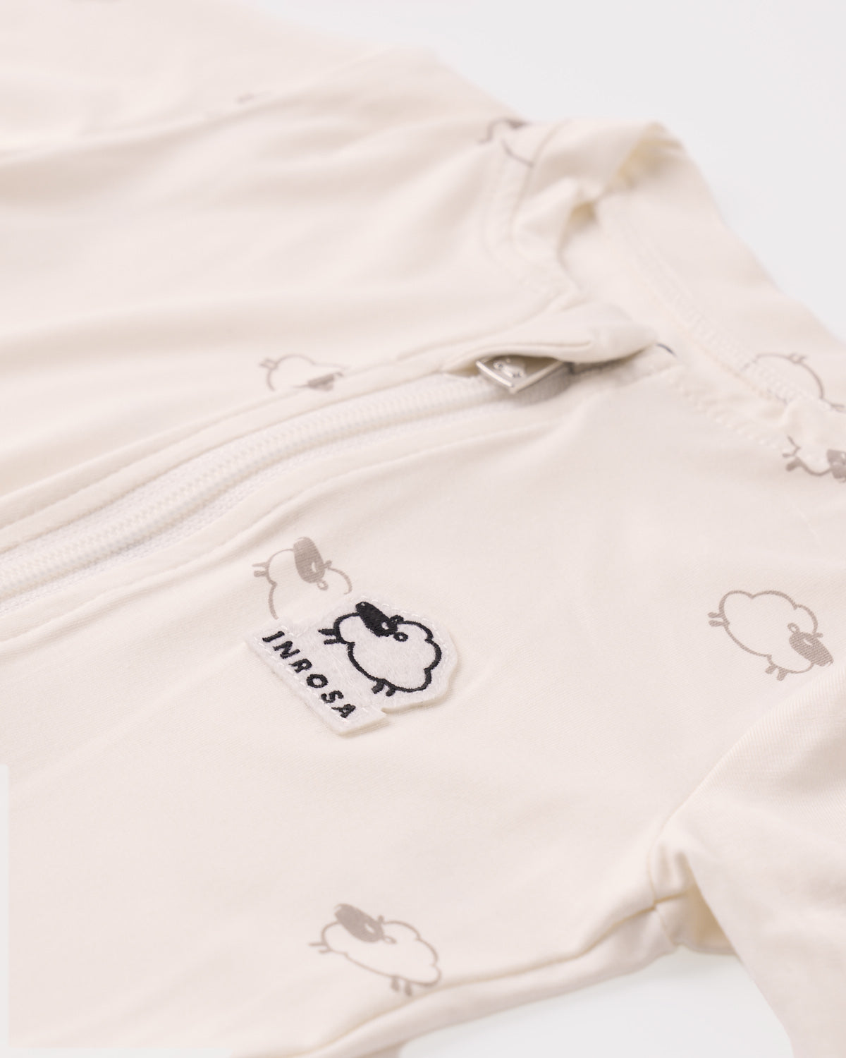 Tutina Pinky con zip in bambù