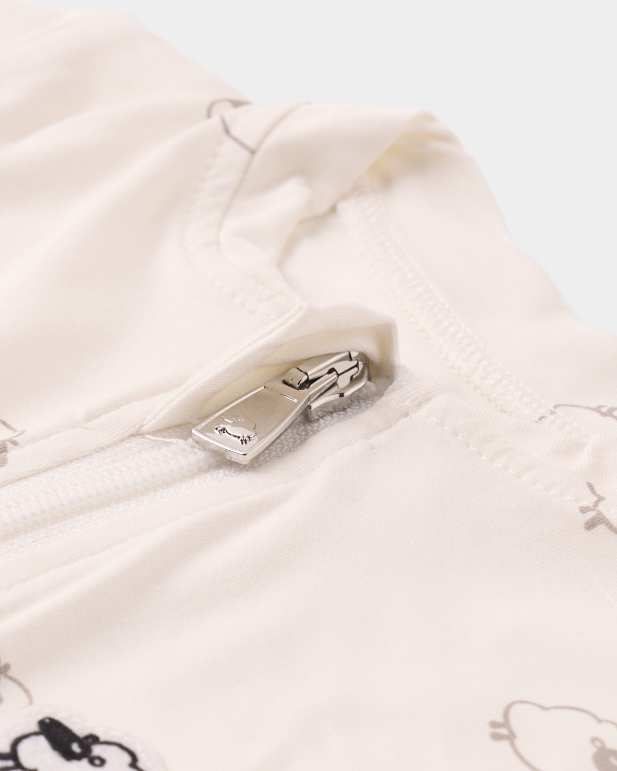 Tutina Pinky con zip in bambù