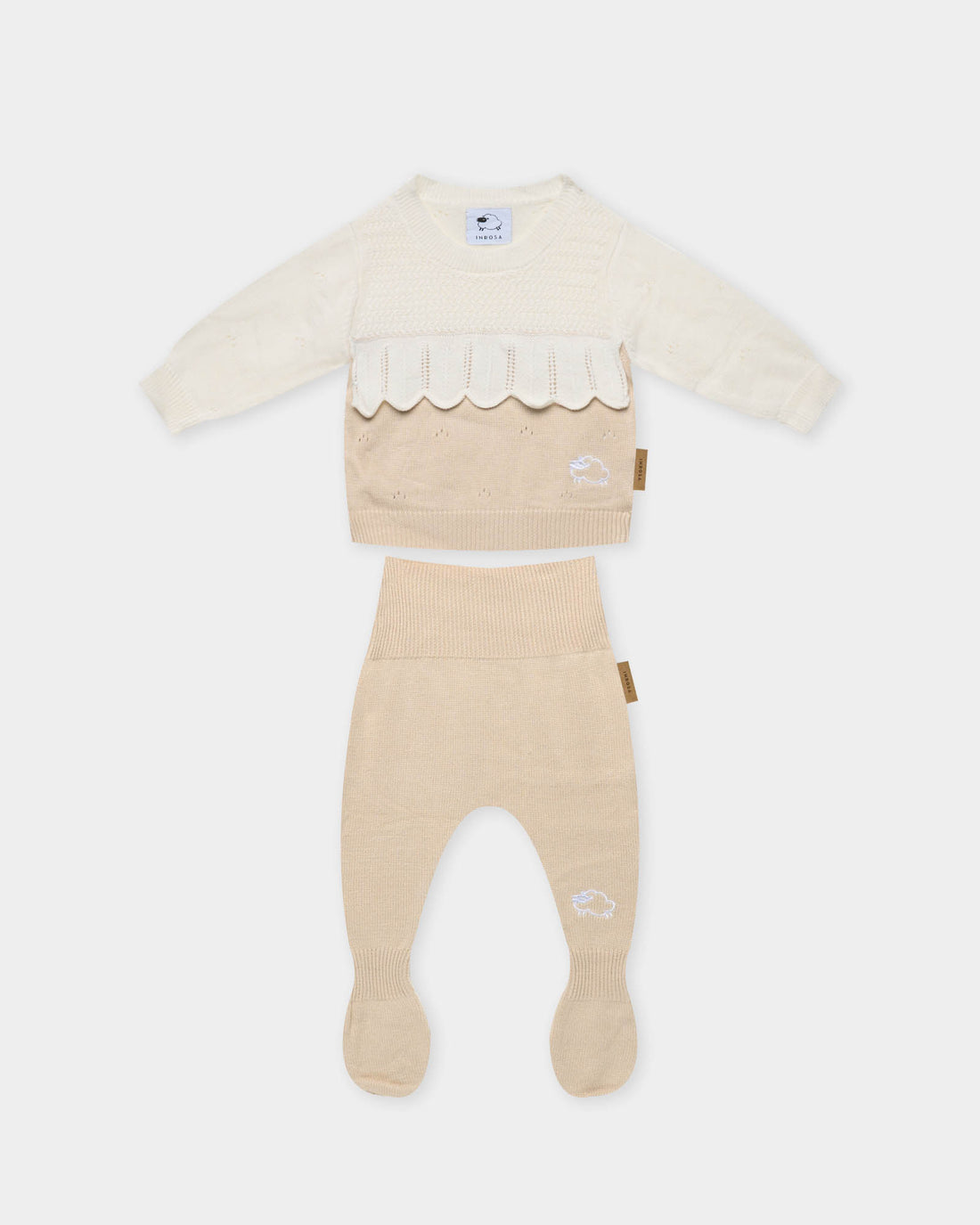 Completino coordinato Bimba - Beige - neonata