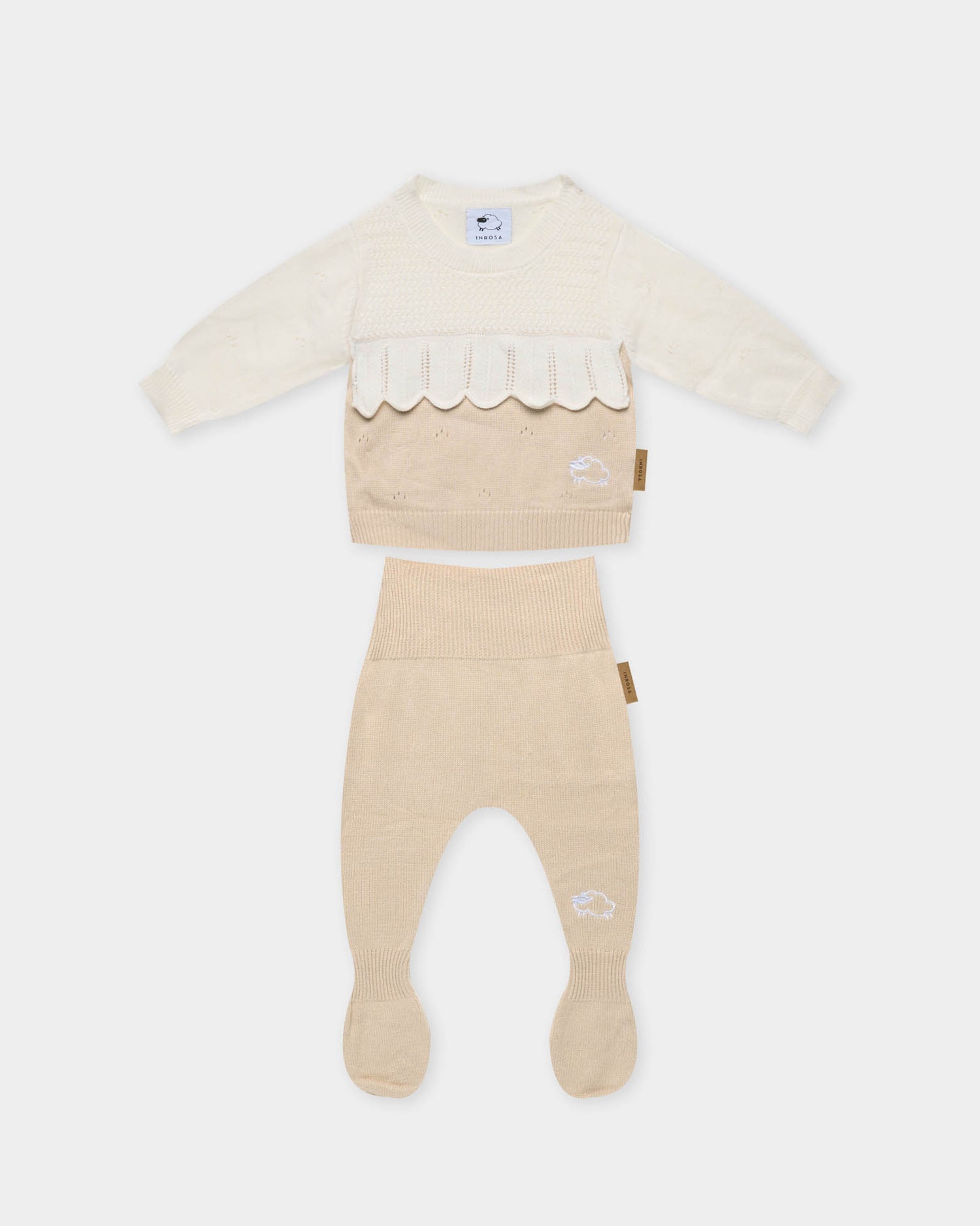 Completino coordinato Bimba - Beige - neonata