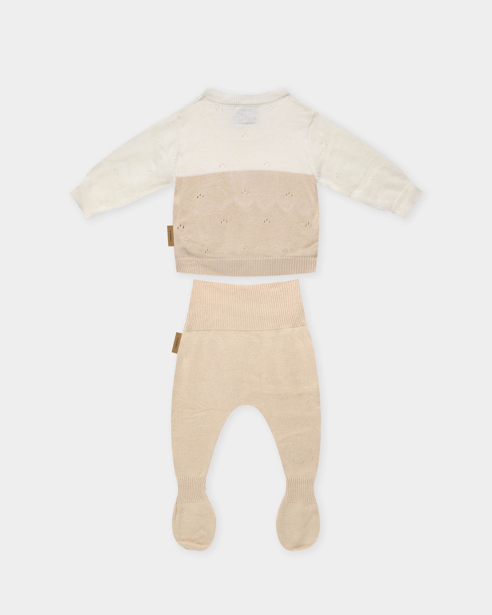 Completino coordinato Bimba - Beige - neonata
