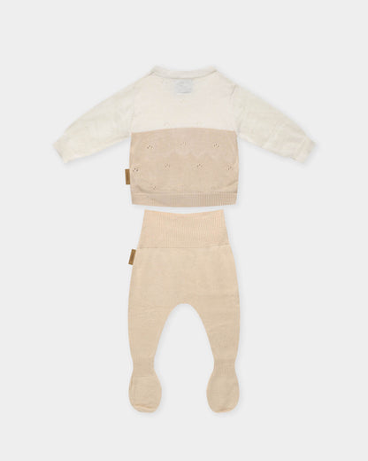 Completino coordinato Bimba - Beige - neonata