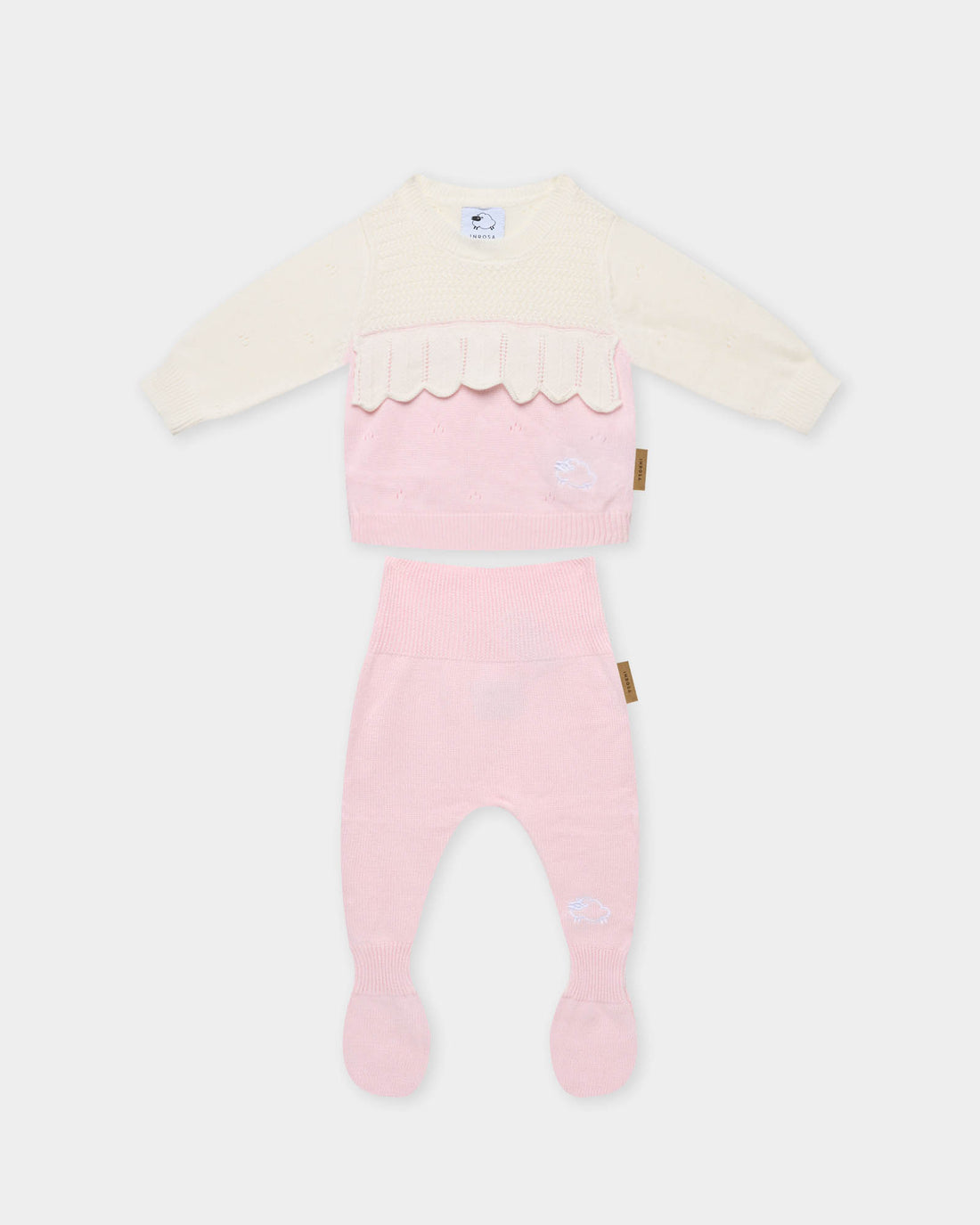 Completino coordinato Bimba - Rosa - neonata