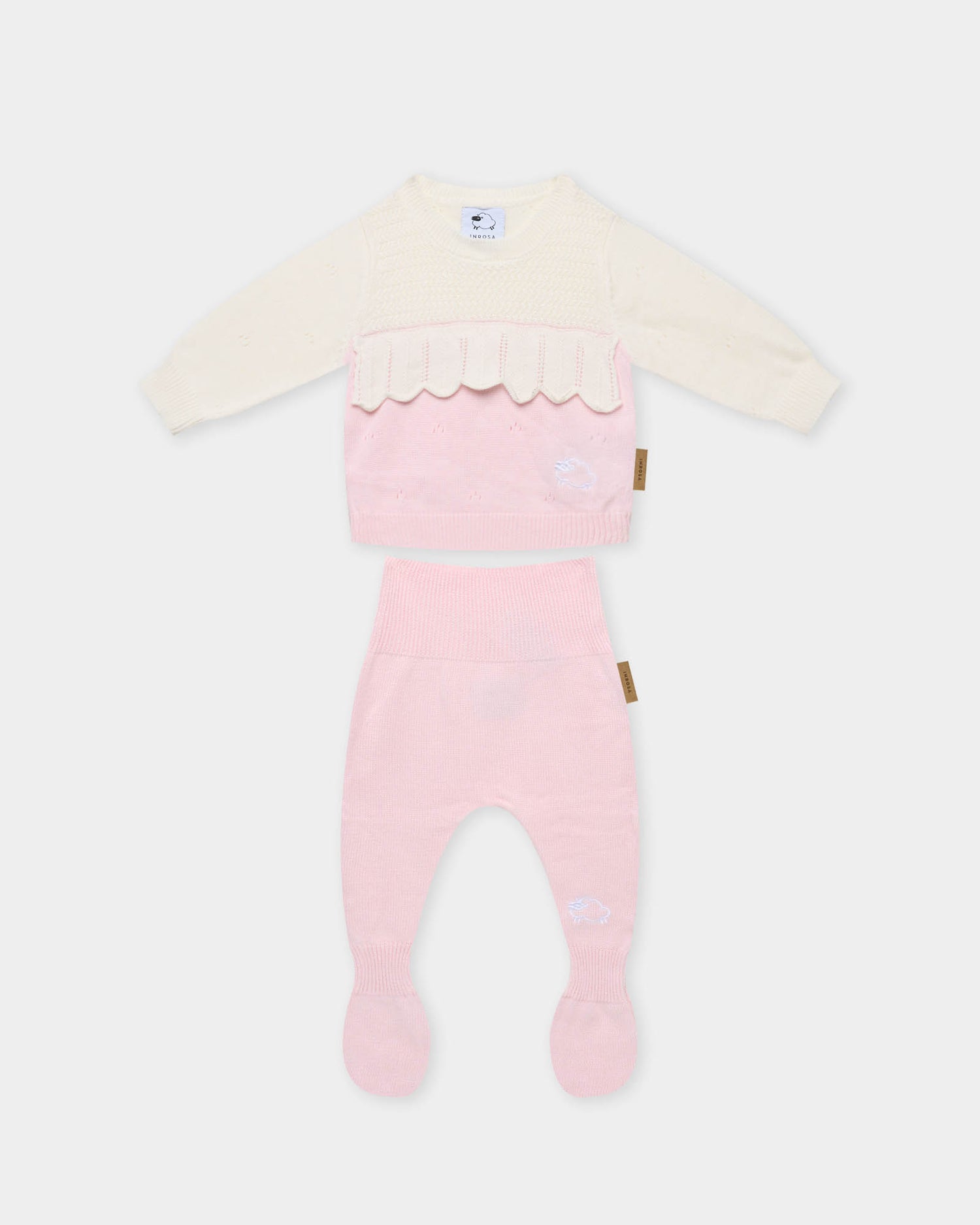 Completino coordinato Bimba - Rosa - neonata