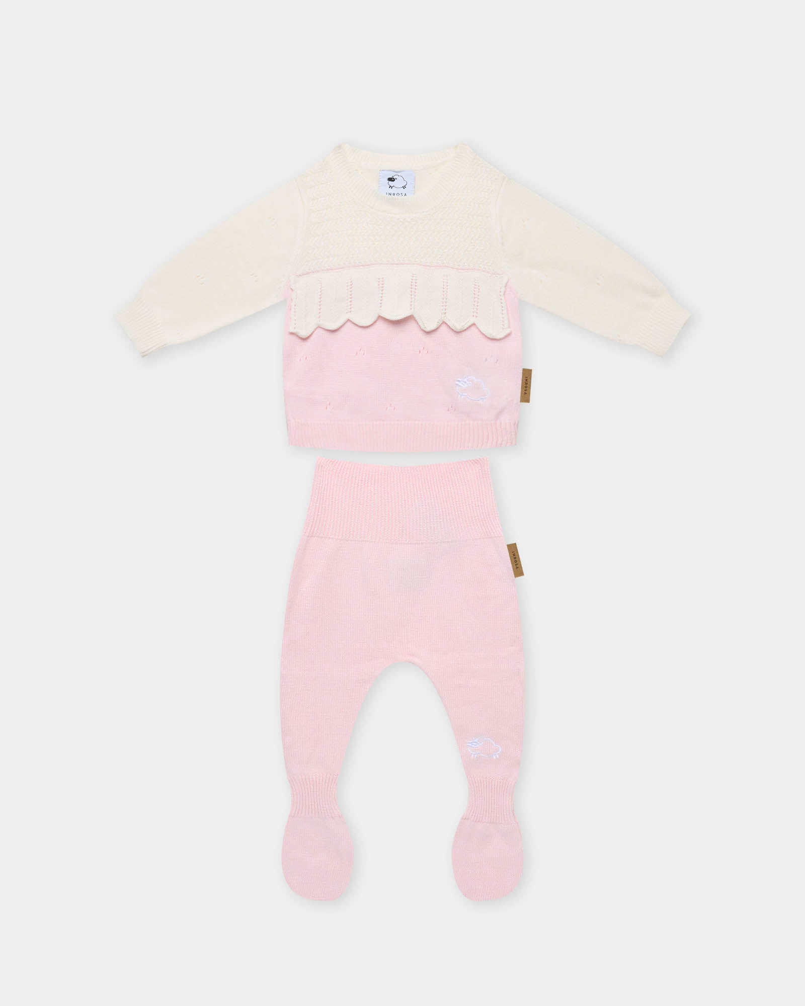 Completino coordinato Bimba - Rosa - neonata