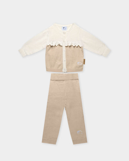 Completino coordinato Bimba - Beige