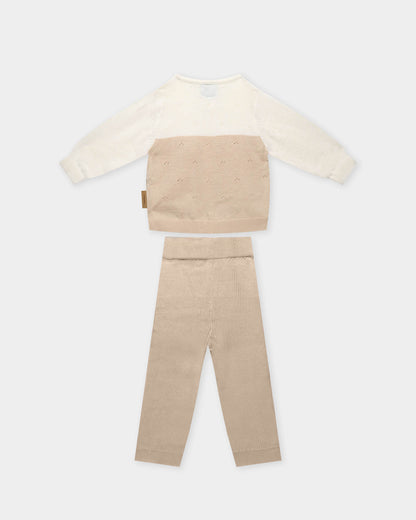 Completino coordinato Bimba - Beige