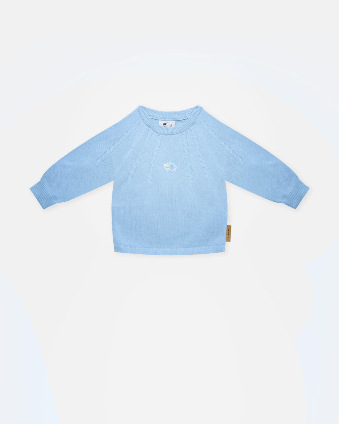 Maglioncino Treccia - Azzurro