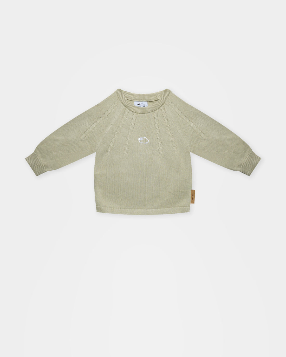 Maglioncino coordinato Treccia - Verde