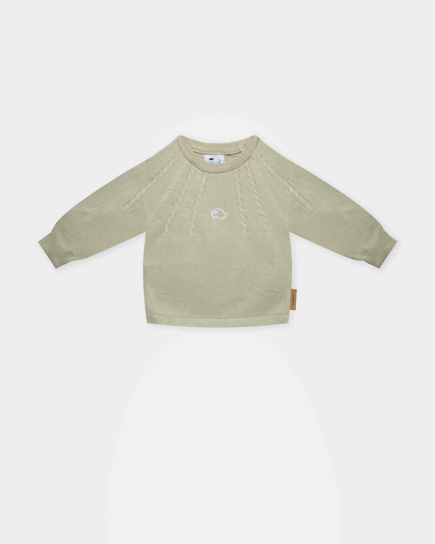 Maglioncino coordinato Treccia - Verde