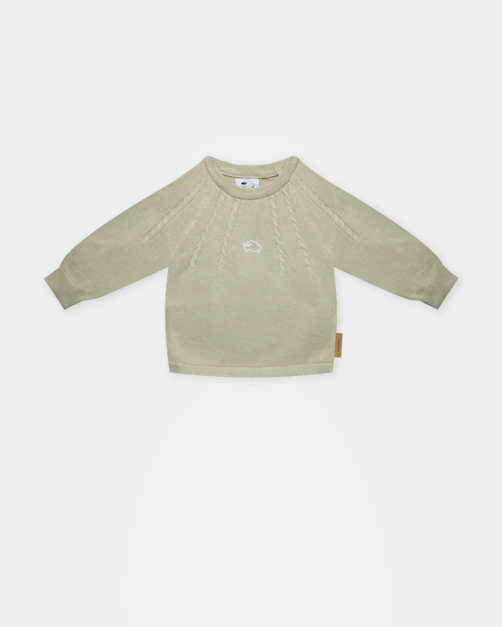 Maglioncino coordinato Treccia - Verde