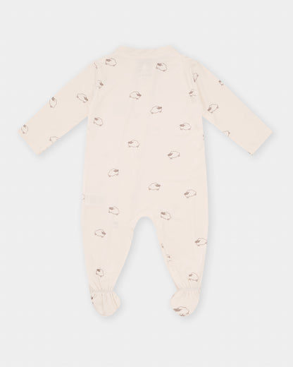 Tutina Pinky con zip in bambù
