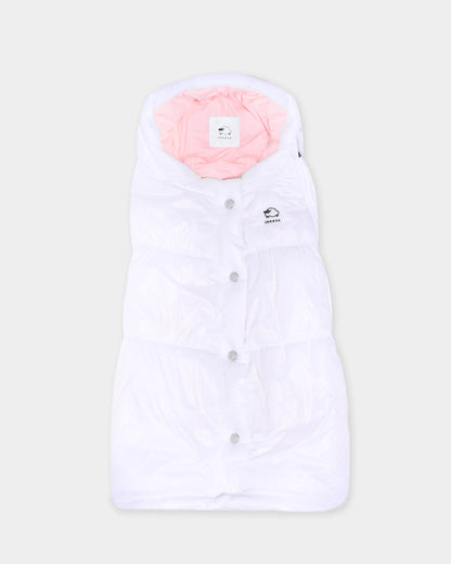 Sacco Outdoor White TOG 4.5 - Pink Version - 0-8 mesi